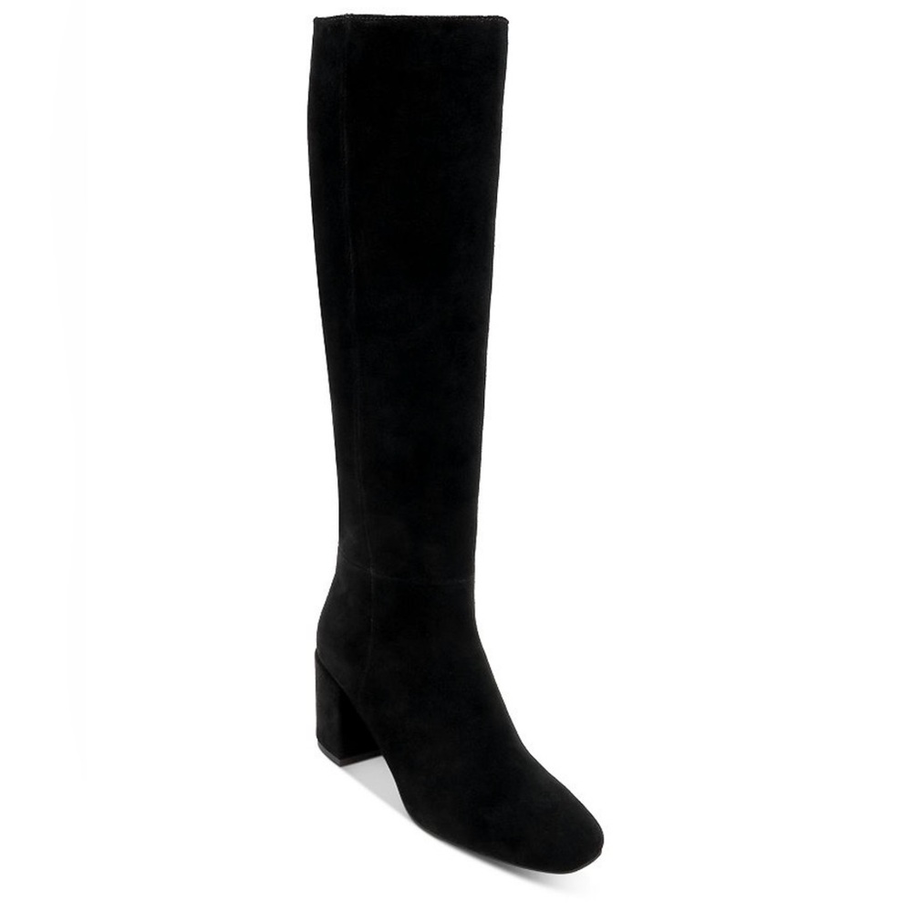 SPELNDID Kendra high heel suede black boots